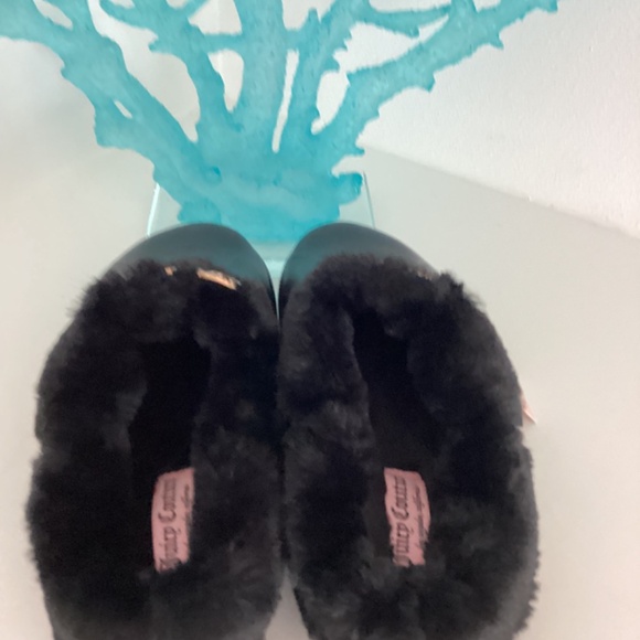 REDUCED Juicy Couture Women's Mule Clogs w/Luxurious Fur/Stylish Jewel Embellish - Picture 5 of 8